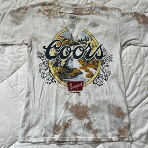 Coors Banquet Country Theme Cutout Tee